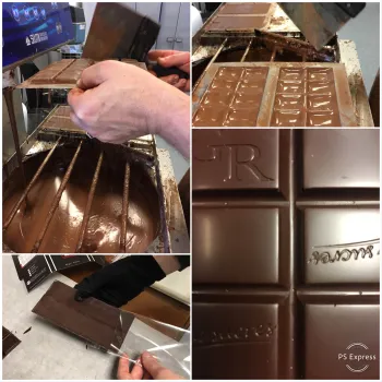 Tablette de chocolat noir 72 % sans sucre– Fleur de sel