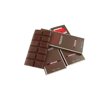 Coffret Précieuses Origines - 4 tablettes sans sucre 75 %