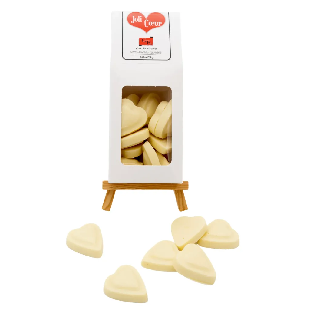 Joli Cœur BLANC sans sucre