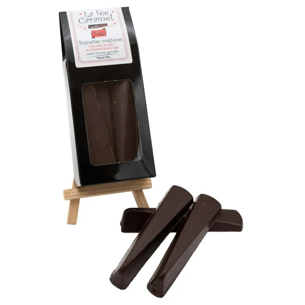 La fée caramel - Chocolats noirs fourrés