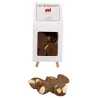 Mendiants au chocolat au lait 41 % sans sucre