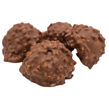 Rochers - chocolat au lait, praliné lait