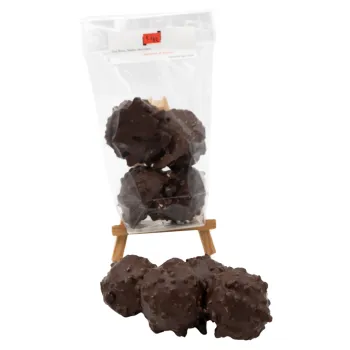 Rochers - chocolat noir, praliné noir